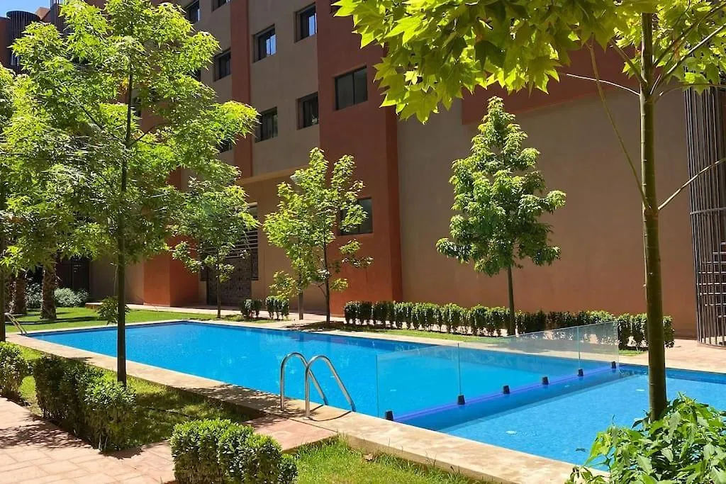 Elegant Masterpiece With Swimingpool 7 Minutes To Gueliz Downtown Apartment Marrakesh